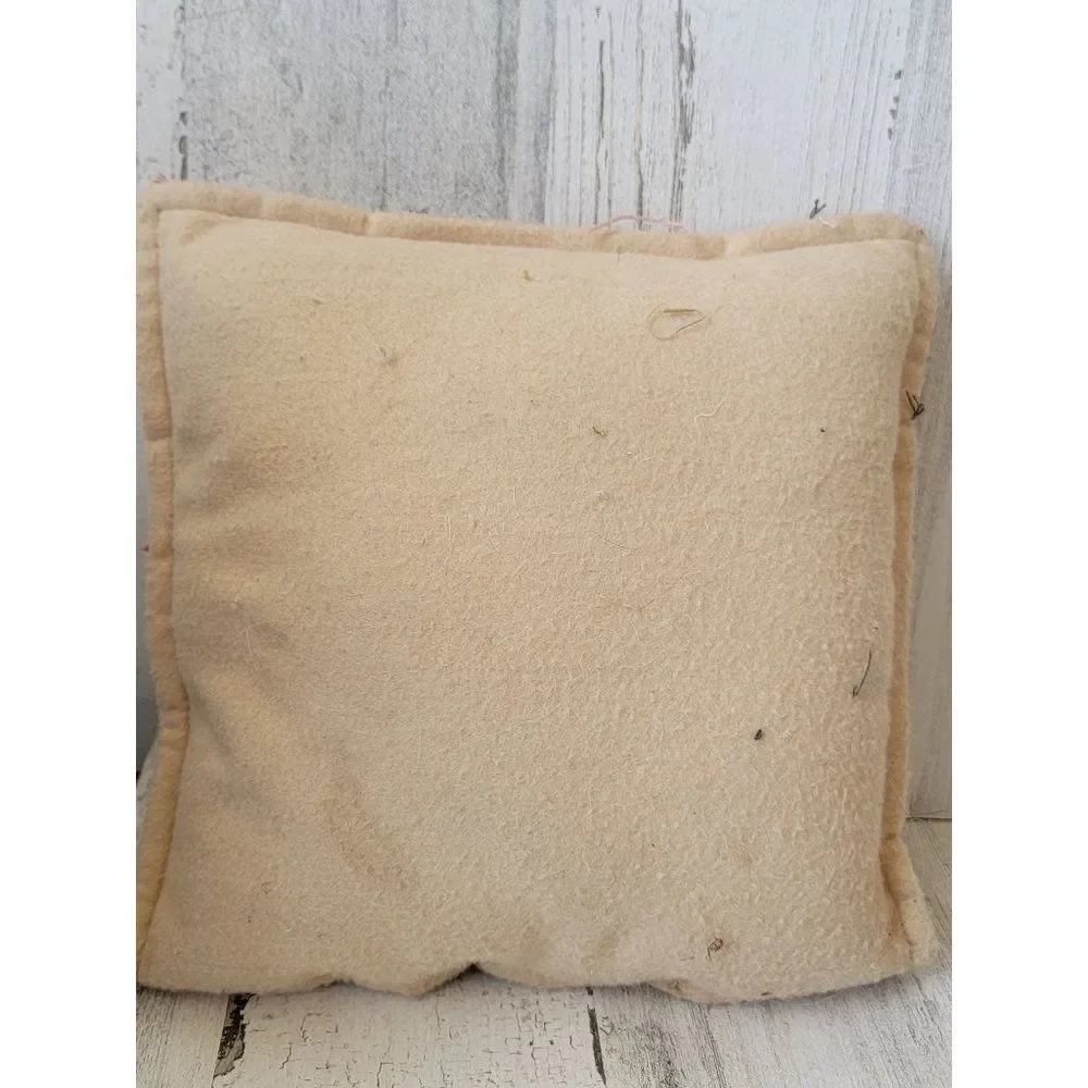 Halloween felt pillow owl shabby‎ chic Moon home decor hoot